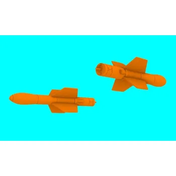 Plastikový model 1/72 AS.12 missile - 2 pcs. (3D-Printed)