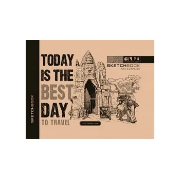 Sketchbook KRAFT TRAVEL 19,7 x 14,5 cm