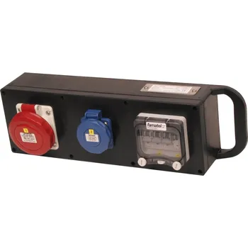 Rozvaděč rb2336 - RB10100000.0 /4105 Zásuvková skříň RubberBOX IP65 přenosná, jištěná bez chrániče