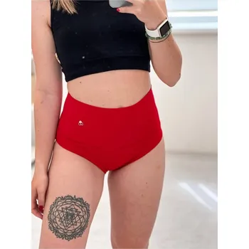 Dámské plavky Dámské stahovací plavecké kalhotky GOLDBEE SHAPEWEAR SWIMWEAR BOTTOMS XS Červená
