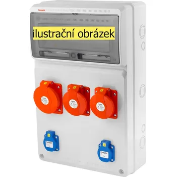 modulární přístroj a rozvaděč v4435-6kA - ZSF20201000.0 /3952 Zásuvková skříň IP44 jištěná bez chrániče