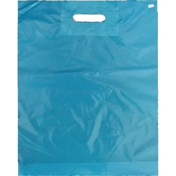 Taška PE modrá s průhmatem