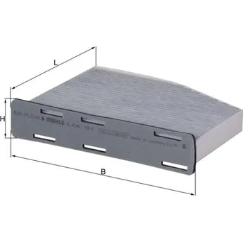 Ventilátor topení a klimatizace Filtr, vzduch v interiéru MAHLE LAK 181