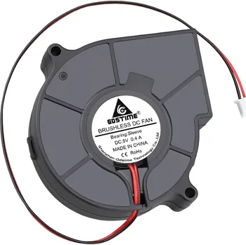 Počítačové chlazení Dmychadlový ventilátor 75x75x25mm, 5V DC, XH2.54 - 2Pin