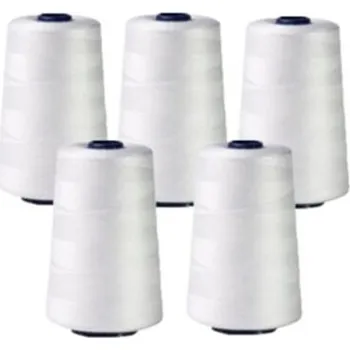 Nit Sada nití PES OVERLOCK TOXO - bílá (5x5000Y)