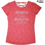 Dívčí tričko kr.r. WOLF S2017 oranžové