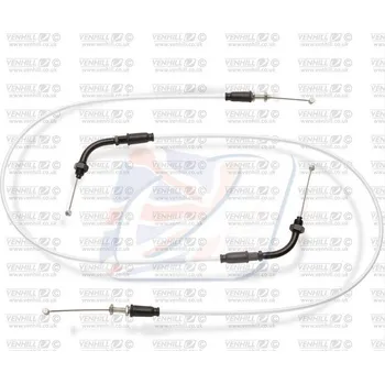 Lanka plynu (pár) Venhill H02-4-100-WT featherlight bílá