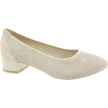 Dámské lodičky CAPRICE Dámské kožené šedé lodičky 9-22501-20-250-245 Velikost 40