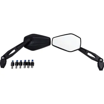 Zrcátko pro motocykl Zpětné zrcátko RMS 122772280 pár černý