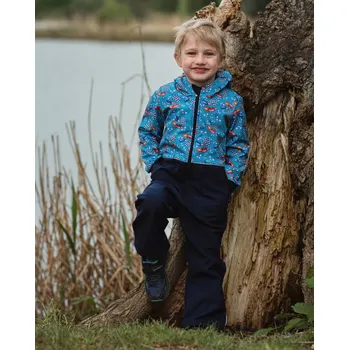 Chlapecká zimní kombinéza JOŽÁNEK Dětská softshellová kombinéza, raketové auťáky