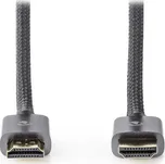 NEDIS PROFIGOLD High Speed HDMI 2.0 kabel s ethernetem 4K@60Hz zlacené konektory HDMI-HDMI bavlna šedý BOX 10m