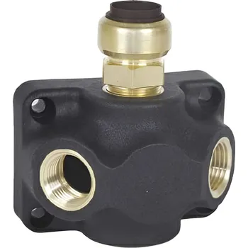 Vodovodní potrubí TECTITE Ukončovací krabice pro rozvod vzduchu spojka 15 mm - 2 x 1/2"