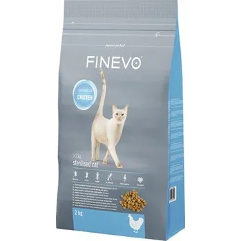 Krmivo pro kočku Granule pro kočky FINEVO Sterilised Cat kuřecí 2 kg