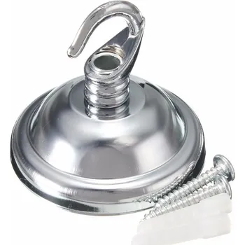 Baldachýn s háčkem, průměr 55mm, stříbrný