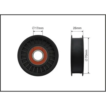Vratná/vodicí kladka, klínový žebrový řemen Caffaro 206-99