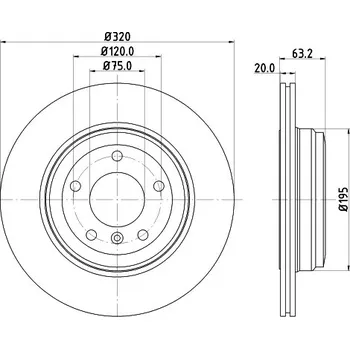 Brzdový kotouč Brzdový kotouč MINTEX MDC1660