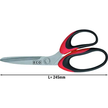 Kancelářské nůžky G.Gastro Nůžky na papír / tapety - 25 cm - délka střihu: 11 cm