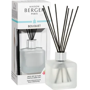 Aroma difuzér MAISON BERGER PARIS Maison Berger – Repelentní vonný difuzér Cube s vůní Tahitian Green Zest, 125ml