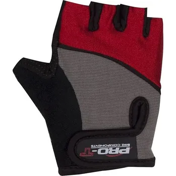 Cyklistické rukavice Rukavice PRO-T Rimini - červená, XS