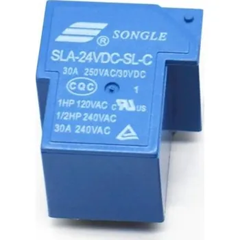 Relé SLA-24VDC-SL-C, 24V DC/250V AC 30A