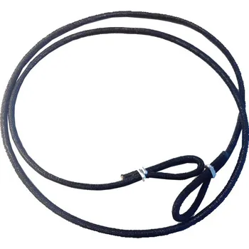 autíčko Klima šňůra elastická s očky pr. 4mm 1m černá - KL-42040100