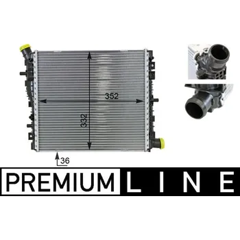 Autodíl Chladič, chlazení motoru MAHLE CR 78 000P