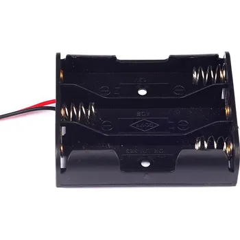 Držák baterie Bateriový box pro 3 kusy AAA baterií, 4.5V