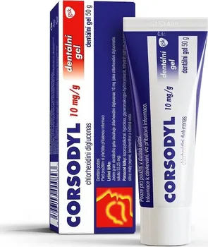 GlaxoSmithKline Corsodyl 1% zubní gel 50 g