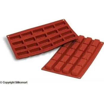 Čokoláda Forma silikon terakota: NUGÁT 20x22ml 5x2,5cm