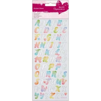 samolepka WEST DESIGN Samolepky - Barevná abeceda