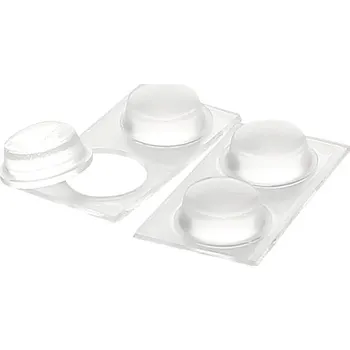 Dveřní zarážka 11,1 x 5 mm průhledný 4 ks