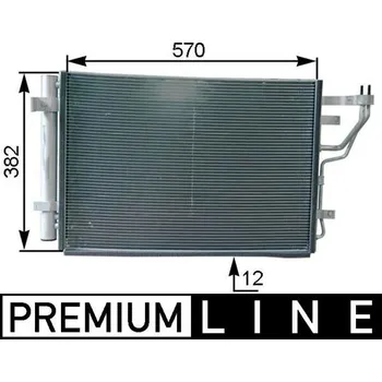 Výparník klimatizace Kondenzátor, klimatizace MAHLE AC 442 000P