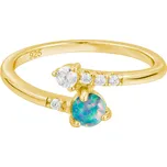 Atreya Atreya Stříbrný pozlacený prsten Orion's Embrace Velikost prstenu: 52