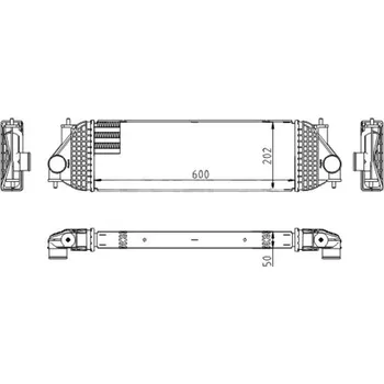 Chladič motoru Chladič turba HART 614 061