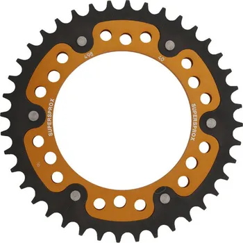 Řetězová sada pro motocykl Řetězová rozeta SUPERSPROX STEALTH RST-498:40-GLD zlatá 40 zubů, 525