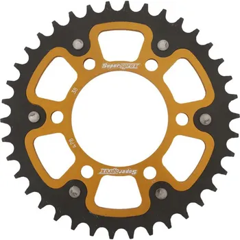Řetězová sada pro motocykl Řetězová rozeta SUPERSPROX STEALTH RST-478:38-GLD zlatá 38 zubů, 520