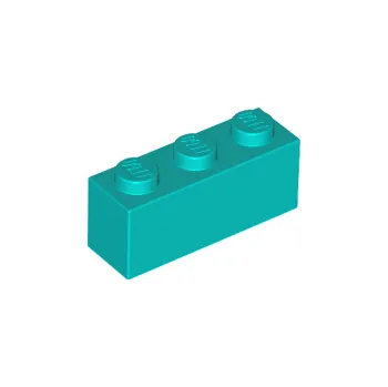Hračka 3622 Dark Turquoise Brick 1 x 3 (Tmavě tyrkysová cihla 1 x 3)