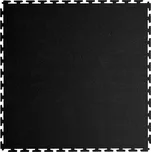 Sedco PVC odolná podlaha do garáže, skladu,tělocvičny ECO - T LOCK - TEXTURED 498x498x6,5 mm Barva: Černá