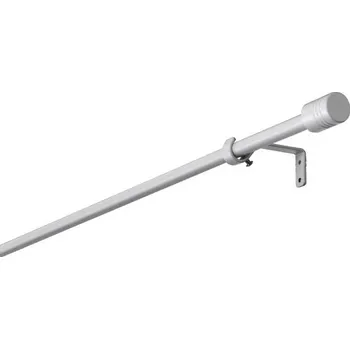 Teleskopická garnýž sada válec kovová Ø 13/16&nbsp;mm 200-300&nbsp;cm bílá