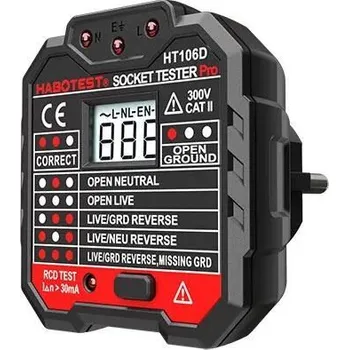 Hadex Tester zásuvek 230V HT106D