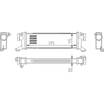 Chladič motoru Chladič turba HART 612 556