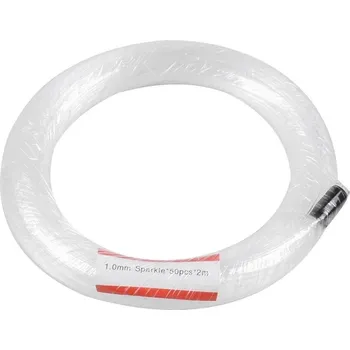 Dekorativní svítidlo Optický kabel 1.0mm, jiskry, 50x 2 metry, čirý vodič světla