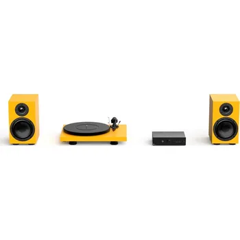 Hi-Fi systém Pro-Ject Colourful Audio System - All-in-one Hi-Fi systém s gramofonem - Satin Yellow