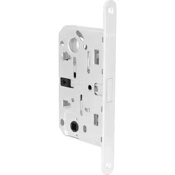 Nábytkové kování AGB - Magnetický zámek POLARIS WAVE WC 96 WC klíč, 96 mm WS - Bílá matná