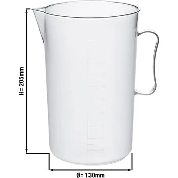 fritéza G.Gastro Odměrka - 2L - se stupnicí 100 ml