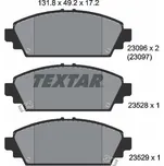 Sada brzdových destiček, kotoučová brzda Textar 2309601