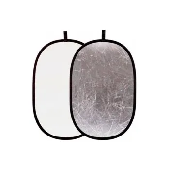 Odrazná deska Odrazná deska 2v1 92x122cm bílá/stříbrná