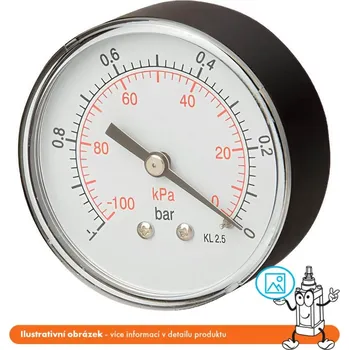 Barometr Pneumatics & Hydraulics Manometr zadní 0/6 bar - 50 mm - 1/4"