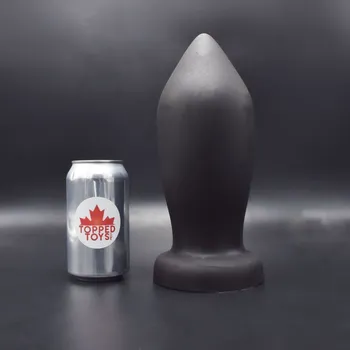 Anální kolík Topped Toys Deep Space 120 Obsidian, prémiový silikonový anální kolík 25 x 9,7 cm