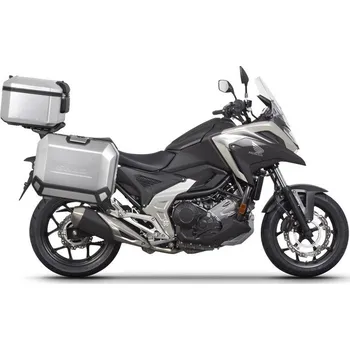 Zavazadlo na motocykl Kompletní sada hliníkových kufrů SHAD TERRA, 48L topcase 47L/47L boční kufry, včetně montážní sady a plotny SHAD HONDA NC 750 X 2021-